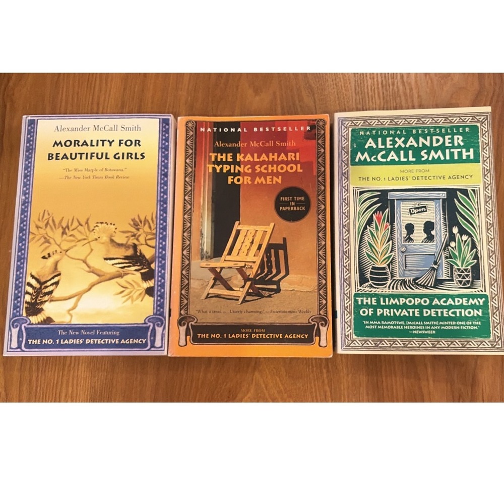 No. 1 Ladies' Detective Agency Paperback Lot Books 3,‎ 4 & 13 McCall Smith
